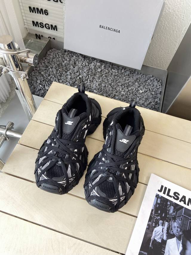 Balenciaga巴黎世家 九代最新爆款3Xl Sneaker蜘蛛侠系列 情侣款老爹鞋 原版购入开发 做货 Balenciaga 3Xl Sneaker 整体